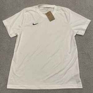 NWT Nike Dri-Fit Park VII SS Jersey Mens XL White Soccer Mesh Shirt BV6708-100